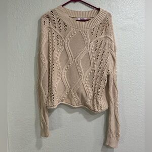 525 America Cream Knit Sweater
